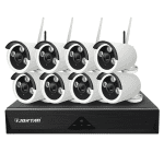 8 Channel 8 Way Wireless CCTV Camera Surveillance Kit - Jortan