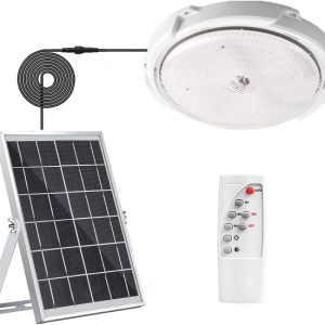 100W Solar Ceiling Light with Remote Control