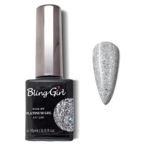 Bling Girl Glamorous Platinum Gel 15ml 025-3142