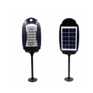 Solar Powered Human Induction Street Light With Remote Control And Pole 16W FA-EP-118