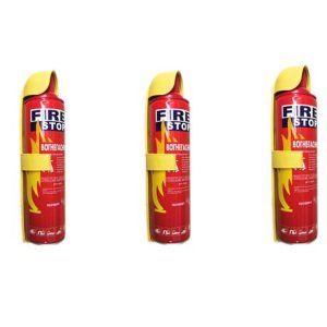 1000ml Firestop Portable Fire Extinguisher Pack of 3