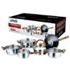Silver Stainless Steel 12 Pot Set - Image 3