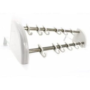 Double Bar Door Hanger with 12 Hooks