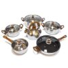 Silver Stainless Steel 12 Pot Set - Image 2