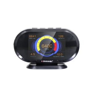 KW206 HUD with OBD2 Car Diagnostic Screen