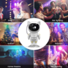 Starlight Galaxy LED Light Projector Astronaut with Remote - Image 2