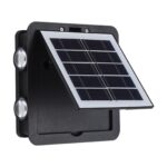8 LED Decorative Solar Rechargeable Wall Lights