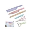 Pastel Kitchen Knife Set 6pcs - Image 2