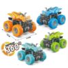 4 Pack Off Road Stunt Car 4x4 Pull Back - Image 2