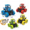 4 Pack Friction Powered 4WD Rotation 360 Tractors