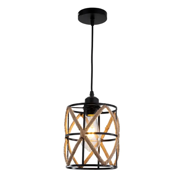 D18cm Hanging Rope Lamp Shade