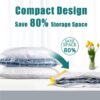 3 Sizes 10 x Vacuum Storage Bags and Roller Lint Remover with 2 Refills - Image 4