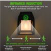 Solar Powered Wall Lamp Pack of 4 - Image 2