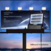 300W IP69 Ultra-Thin Solar Floodlight with Remote Control - Image 2