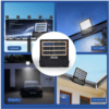200W IP69 Ultra-Thin Solar Floodlight with Remote Control - Image 3