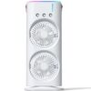 Rechargeable LED Fan with Spray Mist and Remote Control