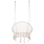 Cotton Macrame Hanging Chair White