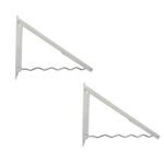 Wall Mounted Foldable Clothes Hangers Pack of 2