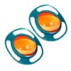 Anti Spill Rotating Toddler Gyro Bowl Pack of 2