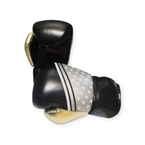 black boxing gloves