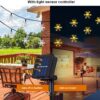 6M Solar Rechargeable Snow Flake Fairy Lights - Image 3