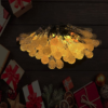 6M Solar Rechargeable Raindrop Fairy Lights - Image 4
