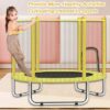 Premium Indoor/Outdoor Trampoline for Kids with Protective Net - Image 4
