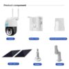 4G Solar Outdoor Security CCTV Camera 2.8 Inch IP66 Camera - Image 2