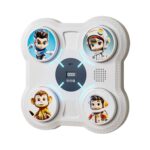 Intelligent Wall Mount Kids Boxing Machine with Music - White