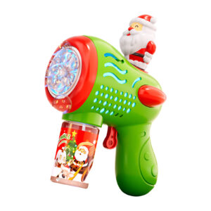 Colorful Christmas Bubble Gun - Green