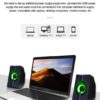 T-WOLF S5 Colourful Luminous Computer Speakers - Image 3
