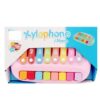 2 in 1 Piano Xylophone Musical Educational Toy Pink - Image 2