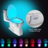 Seat Bowl 8 Colors LED Toilet Night Light Motion Sensor Lamp