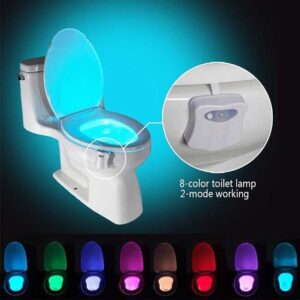 Seat Bowl 8 Colors LED Toilet Night Light Motion Sensor Lamp