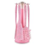 Silicone Heat Resistant Kitchenware Utensils Set 6pcs - Pink