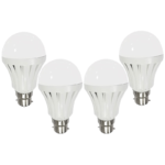 4 x 9W Smart Rechargeable B22 LED Bulbs