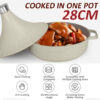 Non-Stick Tagine Moroccan Cast Aluminum Pot - Image 2