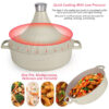 Non-Stick Tagine Moroccan Cast Aluminum Pot - Image 3