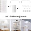 Rolling Storage Cart 4-Tier Bathroom Rack - SD - Image 3
