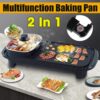 Multifunctional Electric Baking 2 in 1 Barbecue Hotpot - Image 3