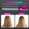 5 In 1 Hair Styler With Hot Air Brush, Air Curler, Hair Dryer, Straighteners, Wrapper
