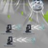 Baihuo MY-7088 Single Head 10w Adjustable 3 Speed USB Powered Fan 20282