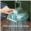 Baihuo MY-7497 Rechargeable 3 Speed Fan 5V 1A With 2 Setting LED Light
