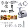 Electric Meat Grinder And Filling Machine 1800W - Image 4