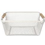 Mesh Stainless Steel Storage Basket 32.8cm