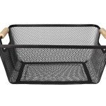 Mesh Stainless Steel Storage Basket 37.4cm