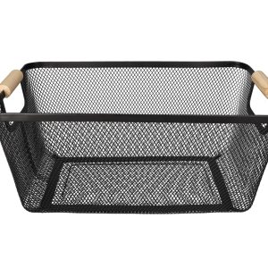 Mesh Stainless Steel Storage Basket 37.4cm