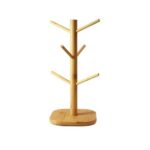 Wooden Cup Storage Shelf