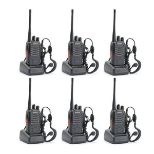 Baofeng BF-888S 16-Channel UHF 400-470MHz Walkie Talkie 2 Way Radio 6 Piece