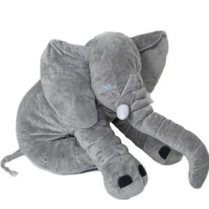 Totland Elephant Pillow - Grey